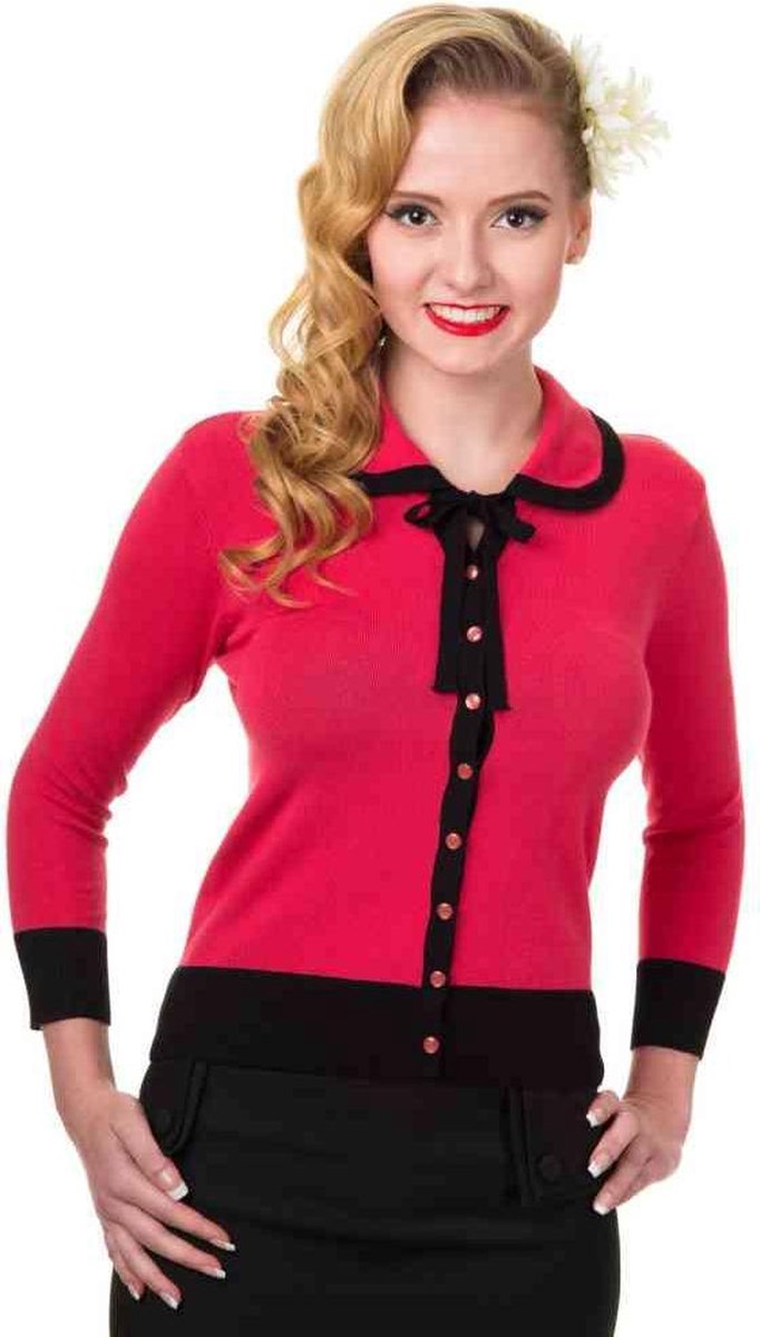 Dancing Days Cardigan -M- Firecracker Roze