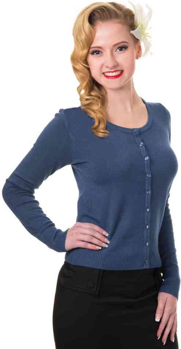 Dancing Days Cardigan -M- Getaway Blauw