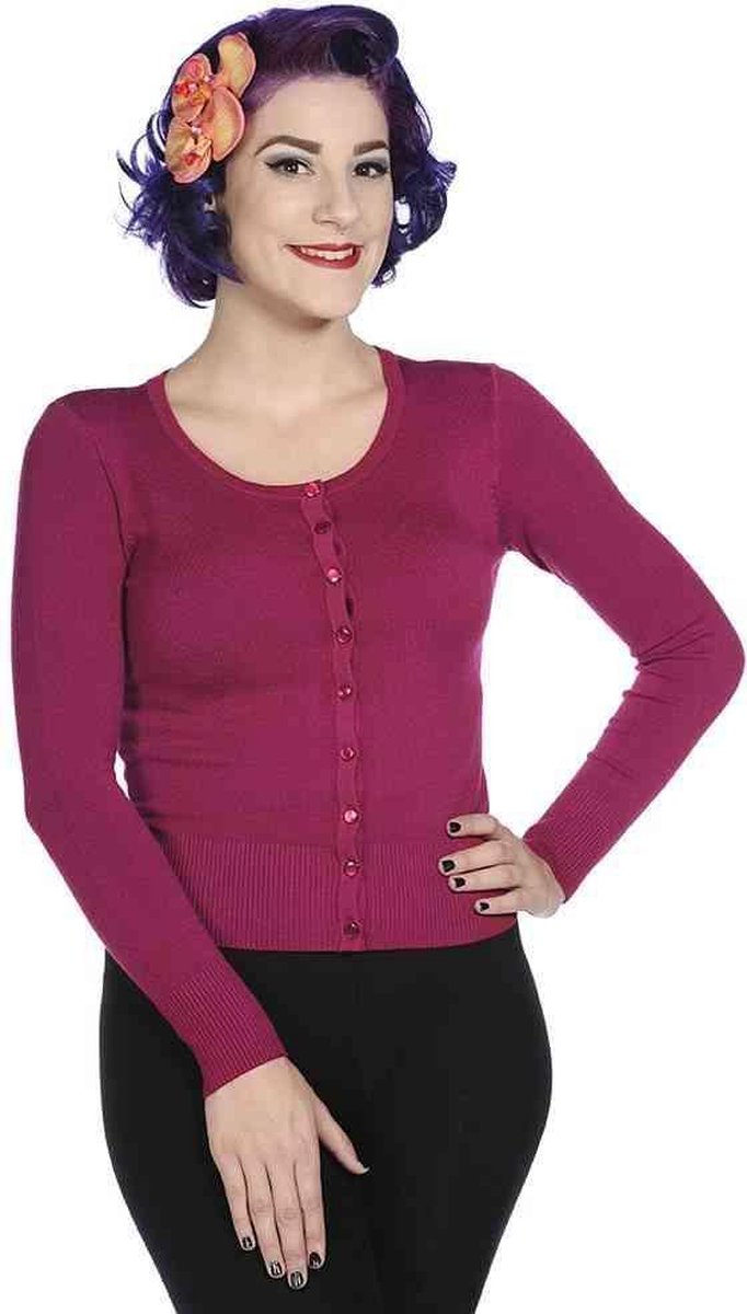 Dancing Days Cardigan -M- Getaway Rood