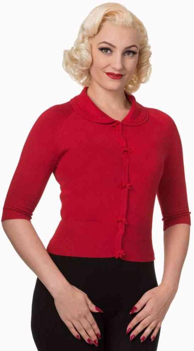 Dancing Days Cardigan -S- April Rood