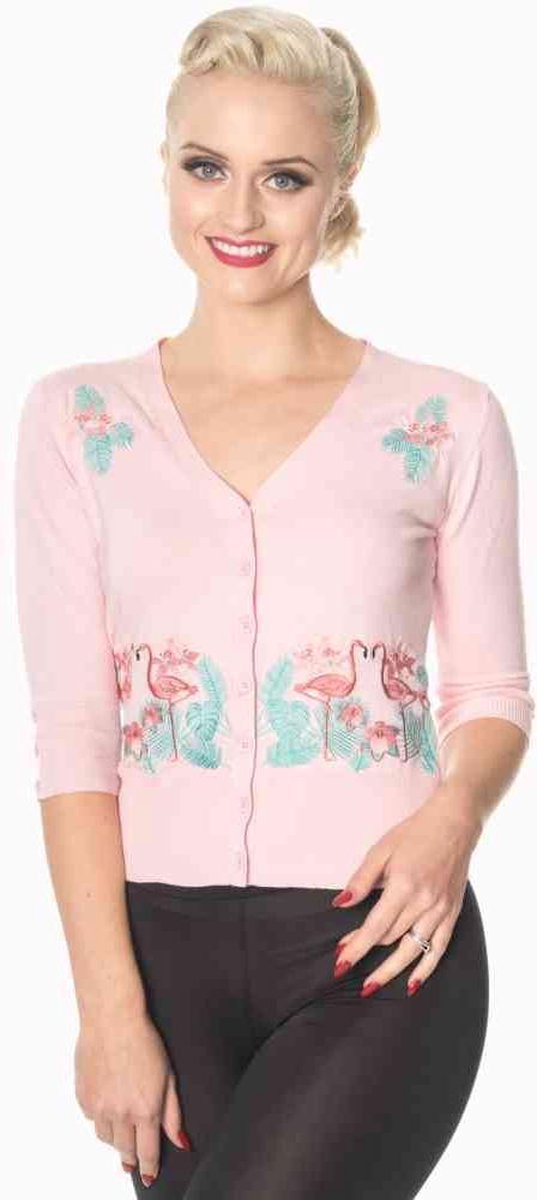 Dancing Days Cardigan -S- Face To Face Roze