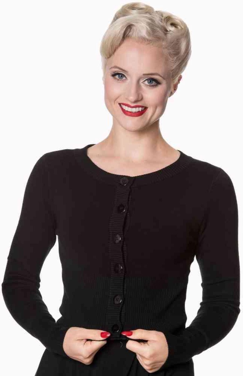 Dancing Days Cardigan -XL- DOLLY Zwart