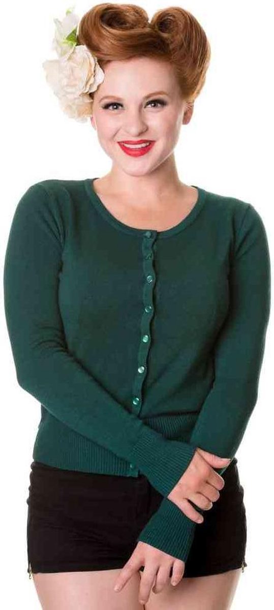 Dancing Days Cardigan -XL- Getaway Groen