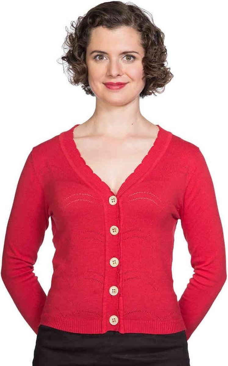 Dancing Days Cardigan -XL- JUNE Rood