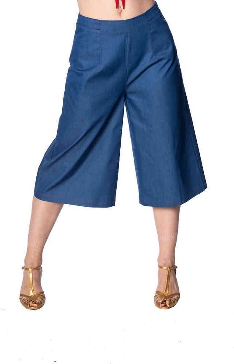 Dancing Days Culotte -L- HAPPY SUMMER Blauw