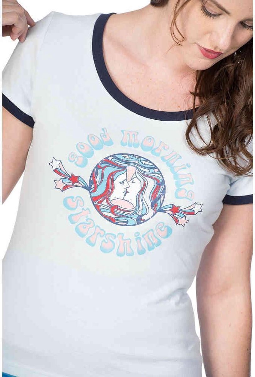 Dancing Days Dames Tshirt -2XL- MORNING STARSHINE Blauw