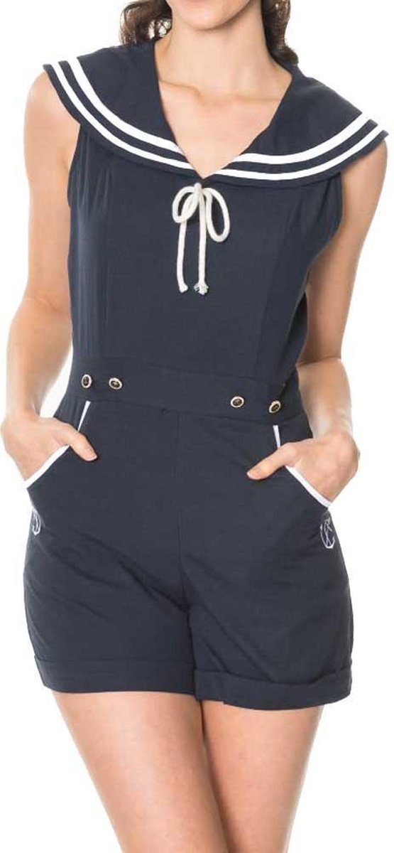 Dancing Days Jumpsuit -L- Bianca sailor Sailor Blauw