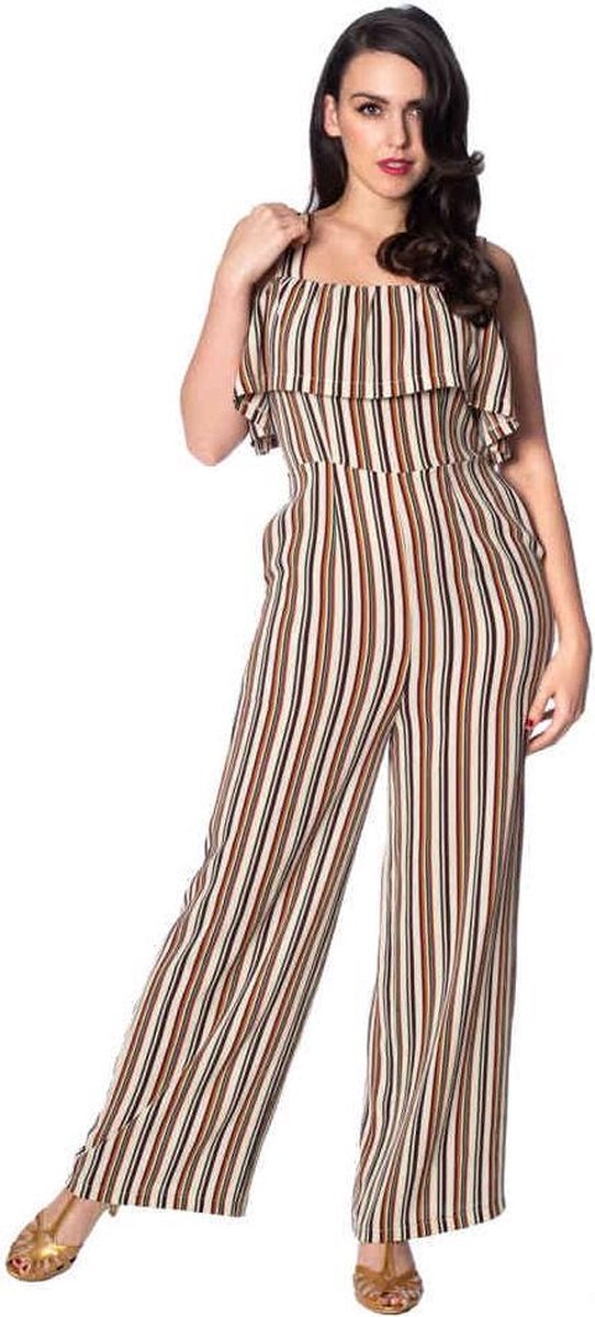 Dancing Days Jumpsuit -L- SUMMER SALSA Beige