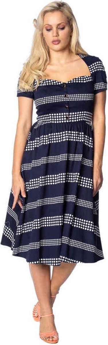 Dancing Days Korte jurk -XL- SAIL AWAY SWEATHEART Blauw