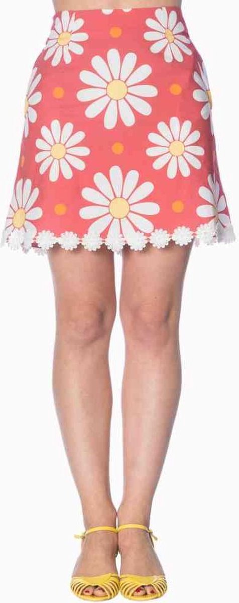 Dancing Days Korte rok -L- CRAZY DAISY MINI Roze