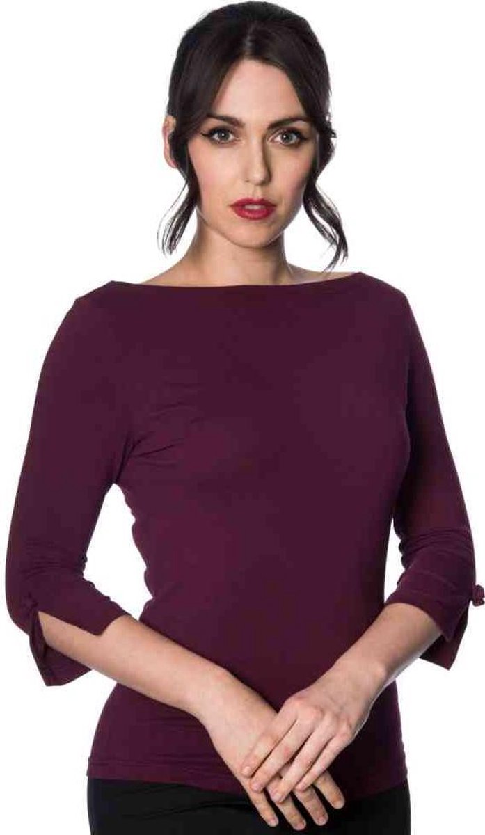 Dancing Days Longsleeve top -2XL- OONAGH BASIC Rood