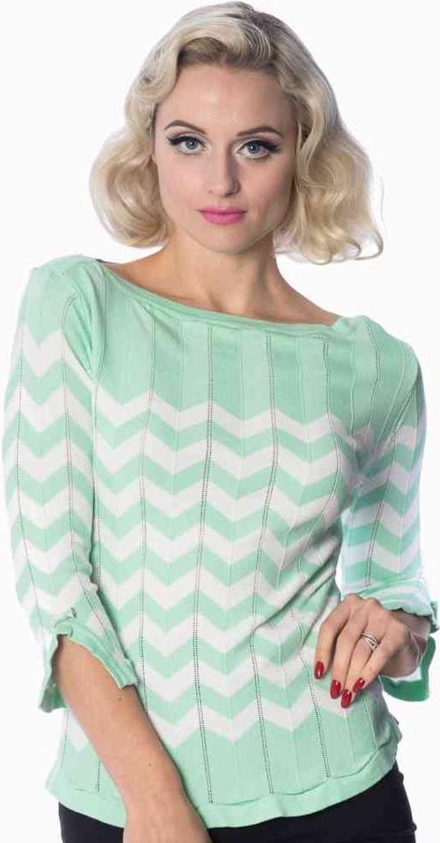 Dancing Days Longsleeve top -3XL- Vanilla Groen