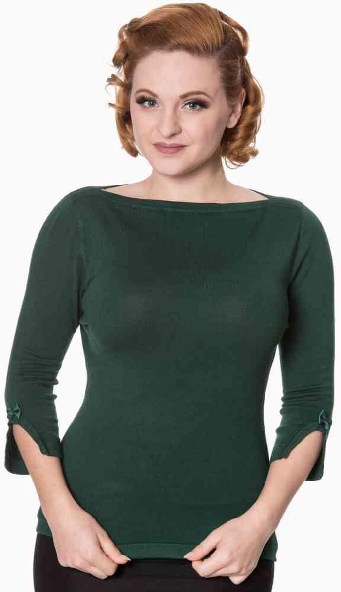 Dancing Days Longsleeve top -L- ADDICTED Groen