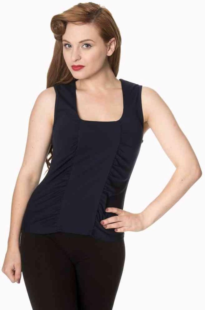 Dancing Days Mouwloze top -3XL- HEAD OVER HEELS Blauw