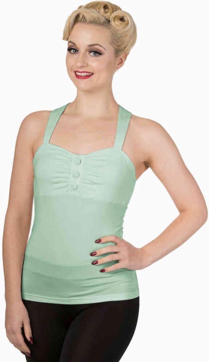 Dancing Days Mouwloze top -XL- THIS MOMENT Groen