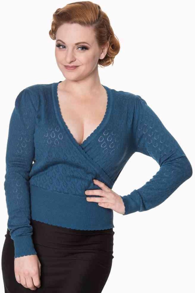 Dancing Days Pullover/trui -2XL- BASIC INSTINCT Blauw