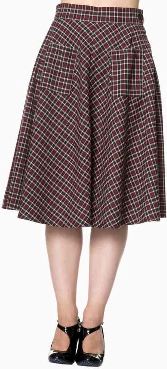 Dancing Days Rok -2XL- APPLE OF MY EYE Rood/Zwart