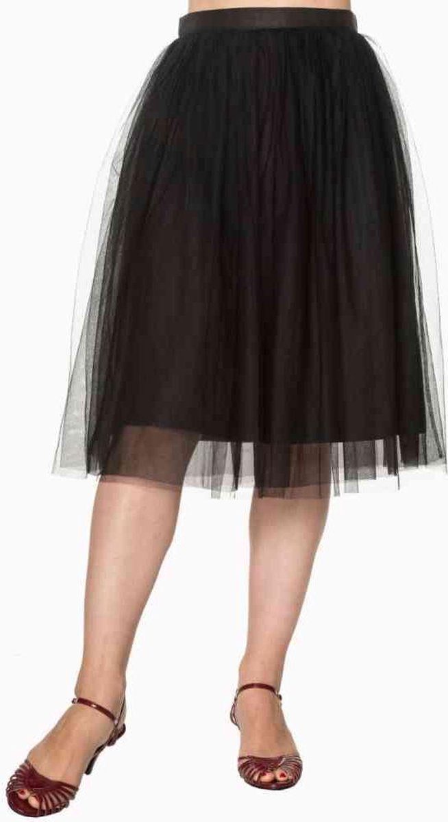 Dancing Days Rok -2XL- Freefall Tulle Zwart