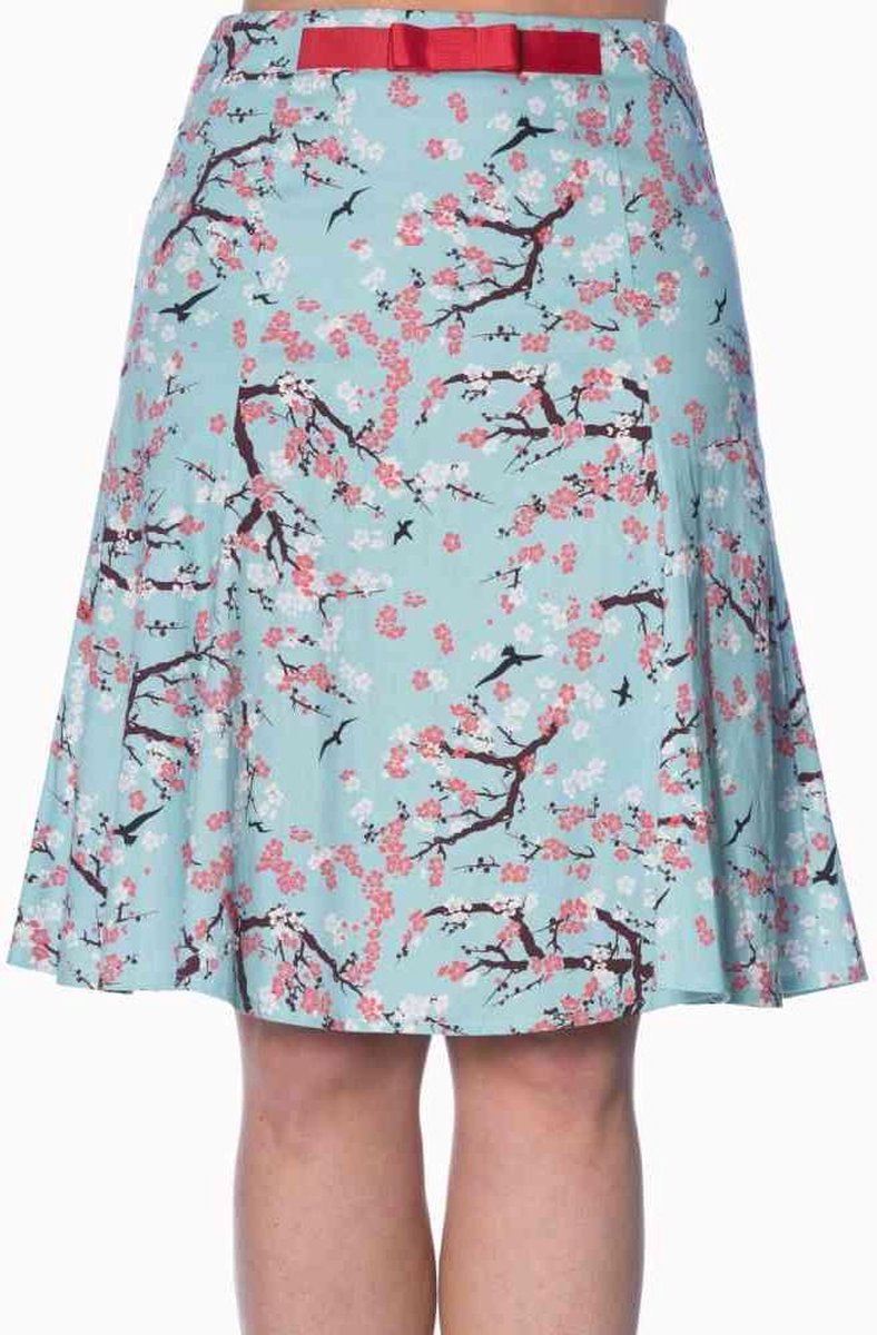 Dancing Days Rok -2XL- ORIENTAL BLOSSOM Blauw