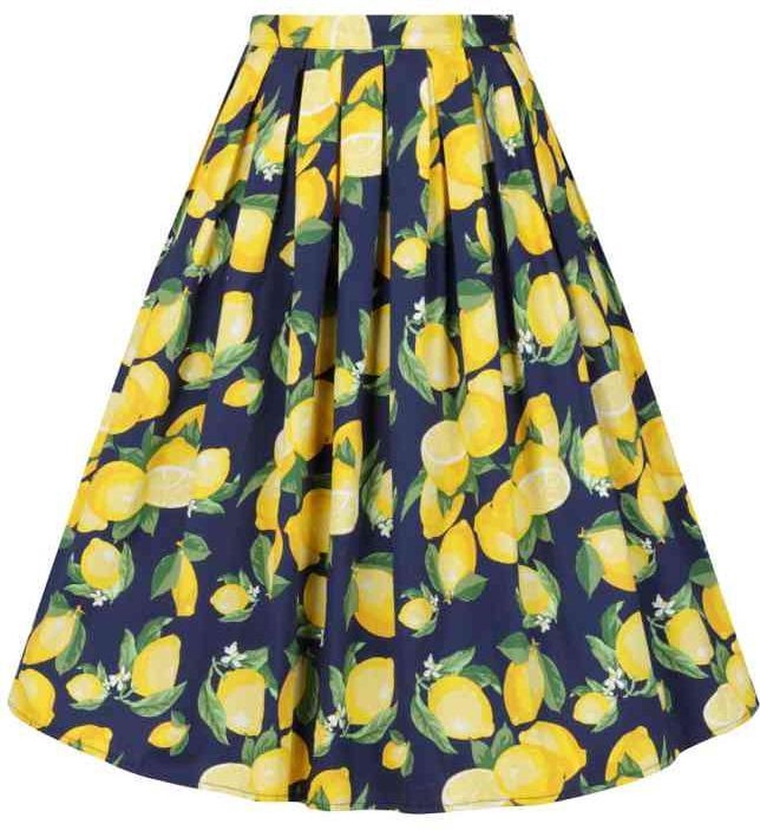 Dancing Days Rok -3XL- LEMON PLEAT Blauw