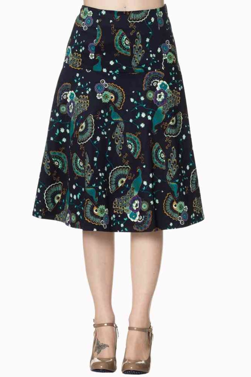 Dancing Days Rok -3XL- PROUD PEACOCK Blauw