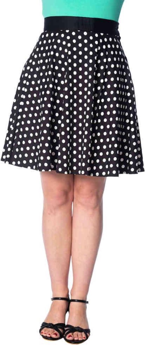 Dancing Days Rok -L- POLKA LOVE 50S Zwart