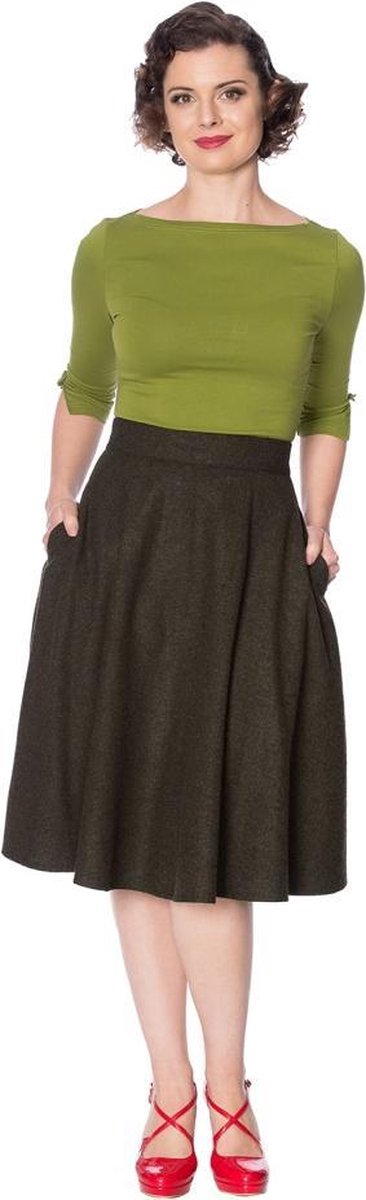 Dancing Days Rok -L- SASSY SWING Groen