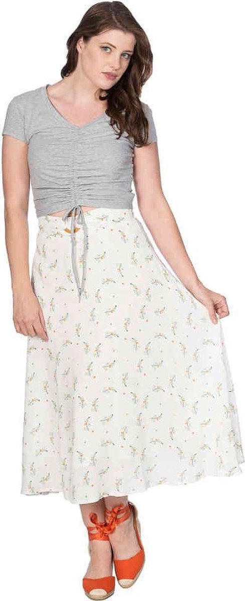 Dancing Days Rok -L- SPRING SPRIG PRINT Creme