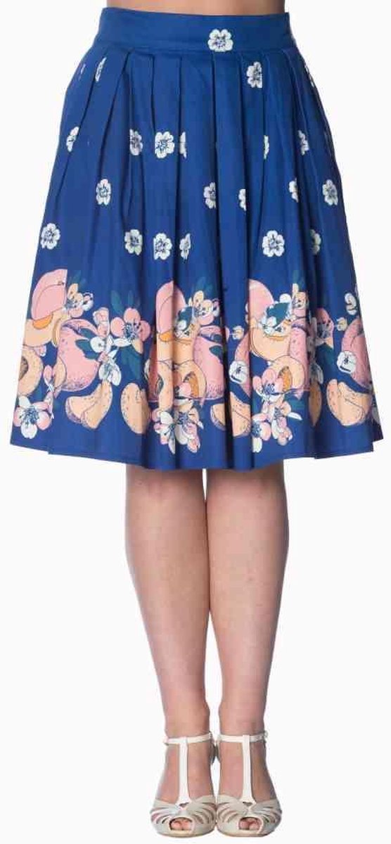 Dancing Days Rok -L- TUTTI FRUITY 50S Blauw