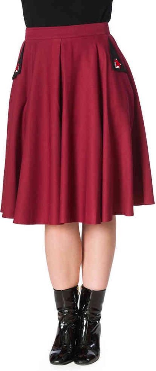 Dancing Days Rok -M- FOXY Bordeaux rood