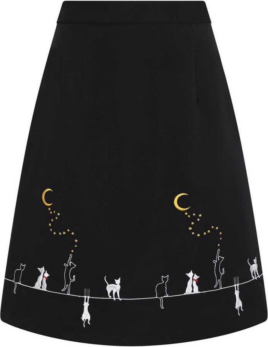 Dancing Days Rok -XL- Cats on a Roof Zwart