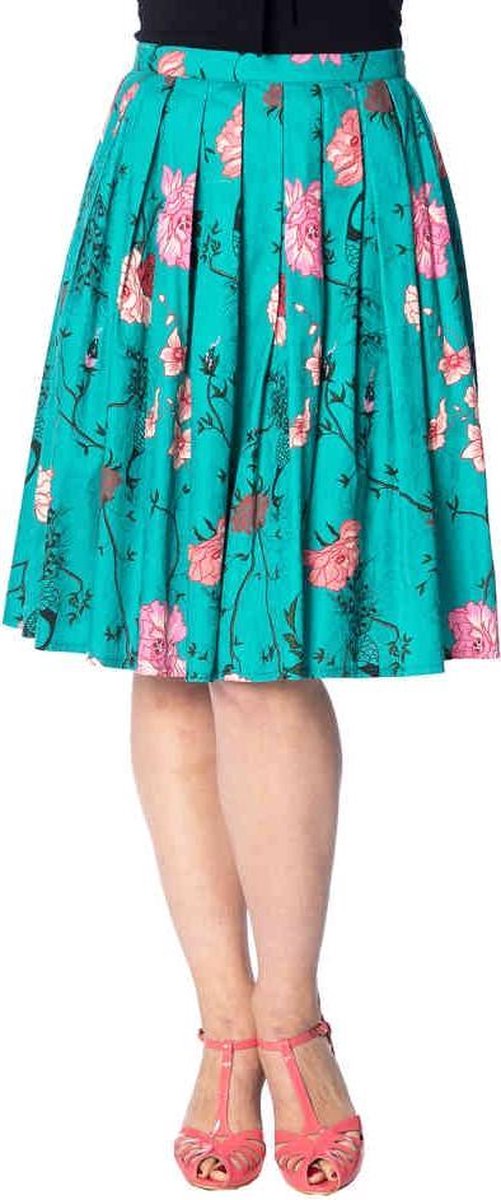 Dancing Days Rok -XL- PEACOCK BAROQUE Blauw