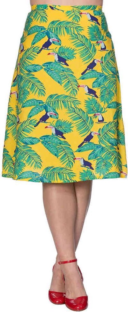 Dancing Days Rok -XS- TOUCAN ALL OVER Geel