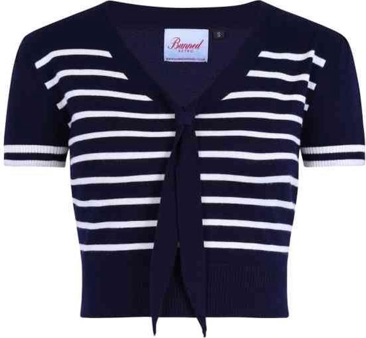 Dancing Days Top -2XL- SAILOR STRIPE Blauw