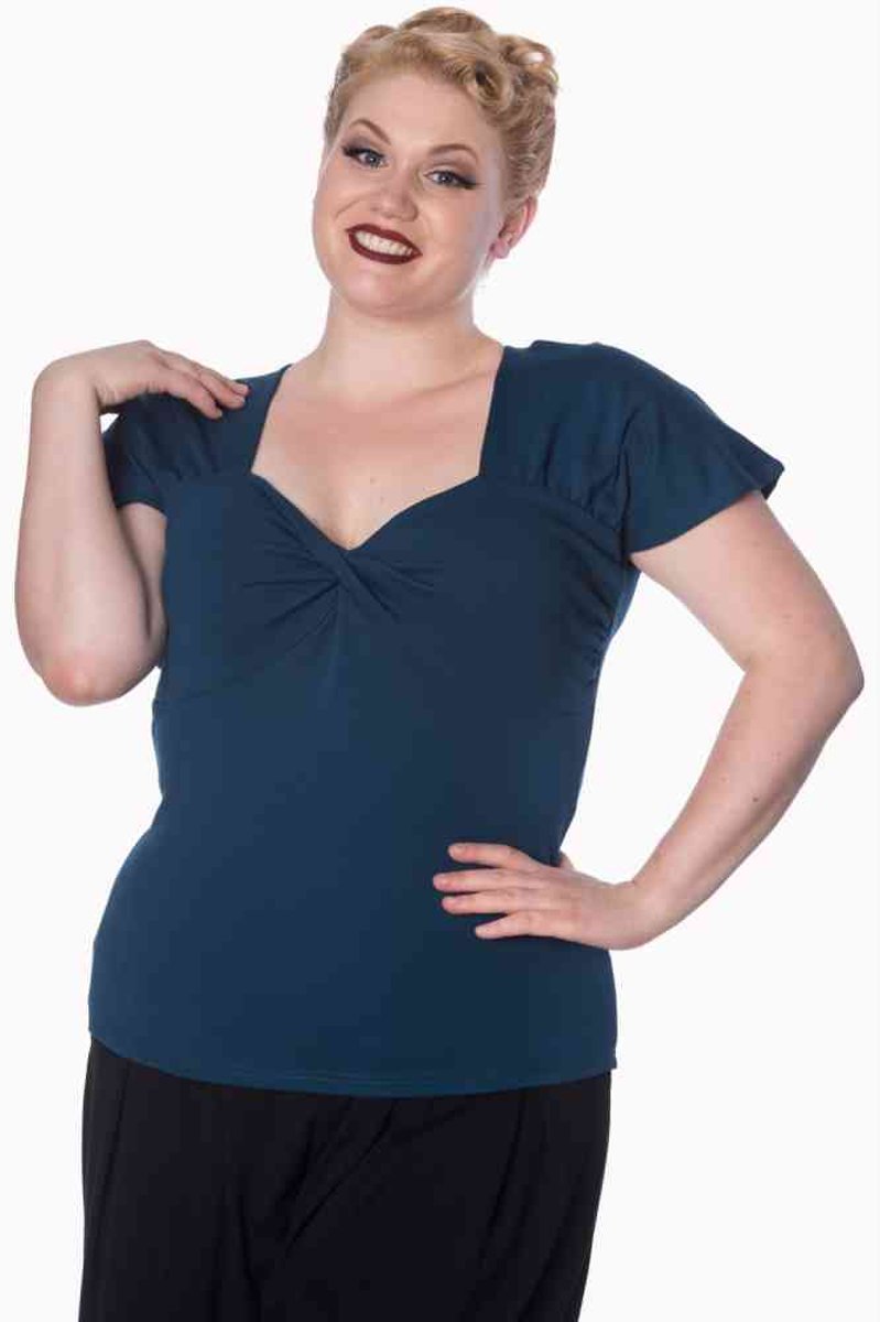 Dancing Days Top -2XL- SHE WHO DARES Blauw