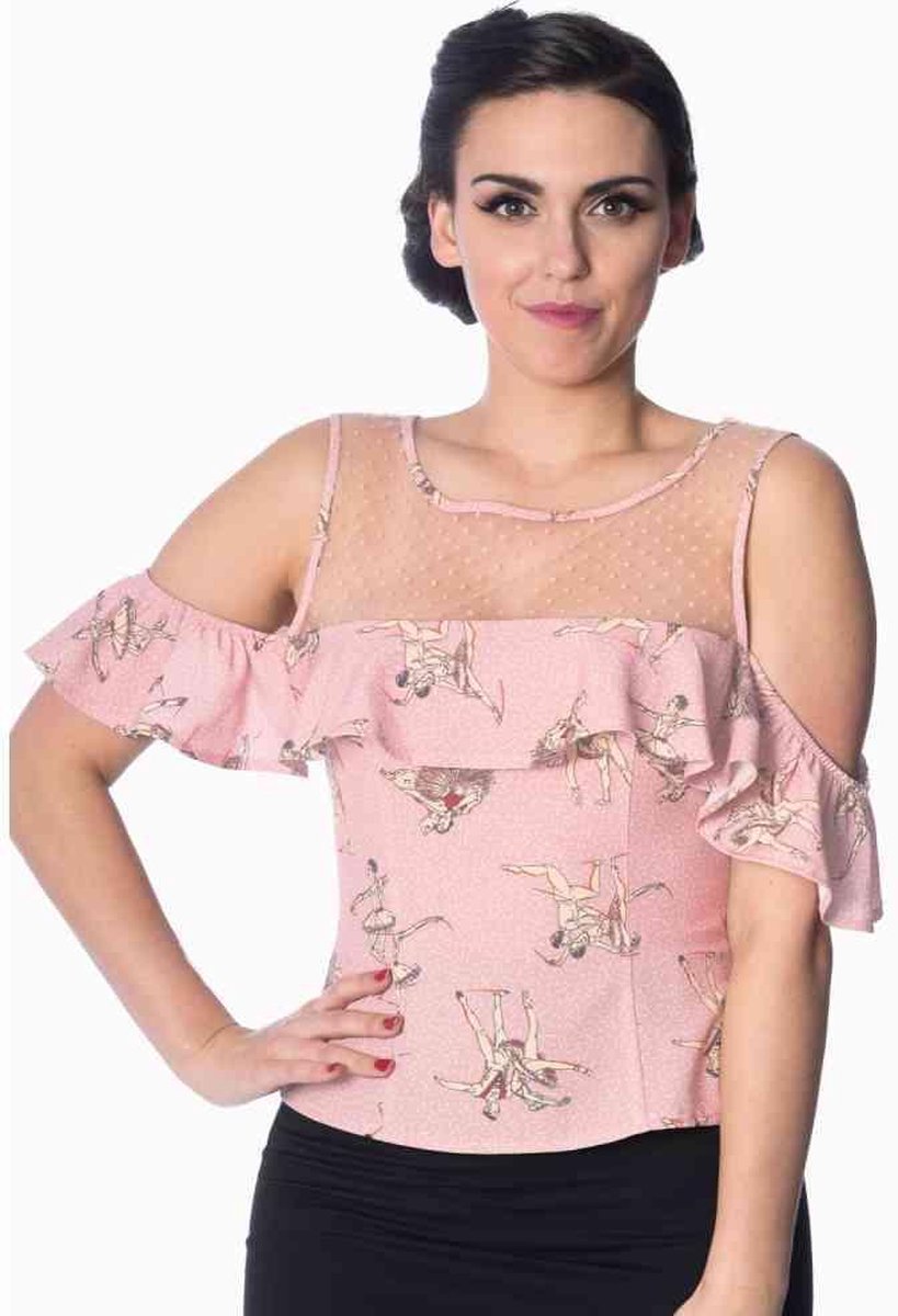 Dancing Days Top -L- BALLERINA Roze