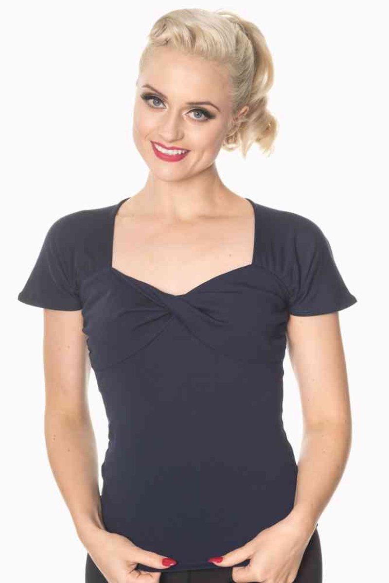 Dancing Days Top -L- SHE WHO DARES Blauw