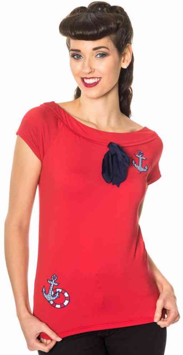 Dancing Days Top -XL- FREYJA Rood