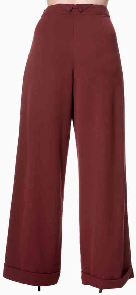 Dancing Days Wijde broek -XL- HIDDEN AWAY Rood