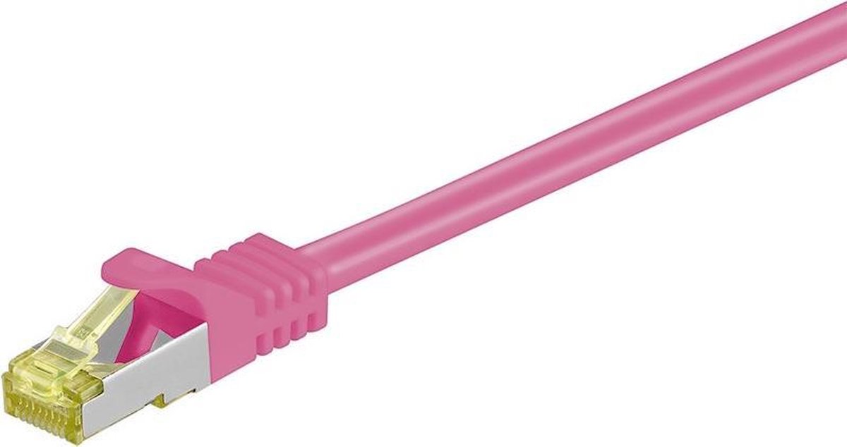 Cat7 SFTP/PIMF 15m roze