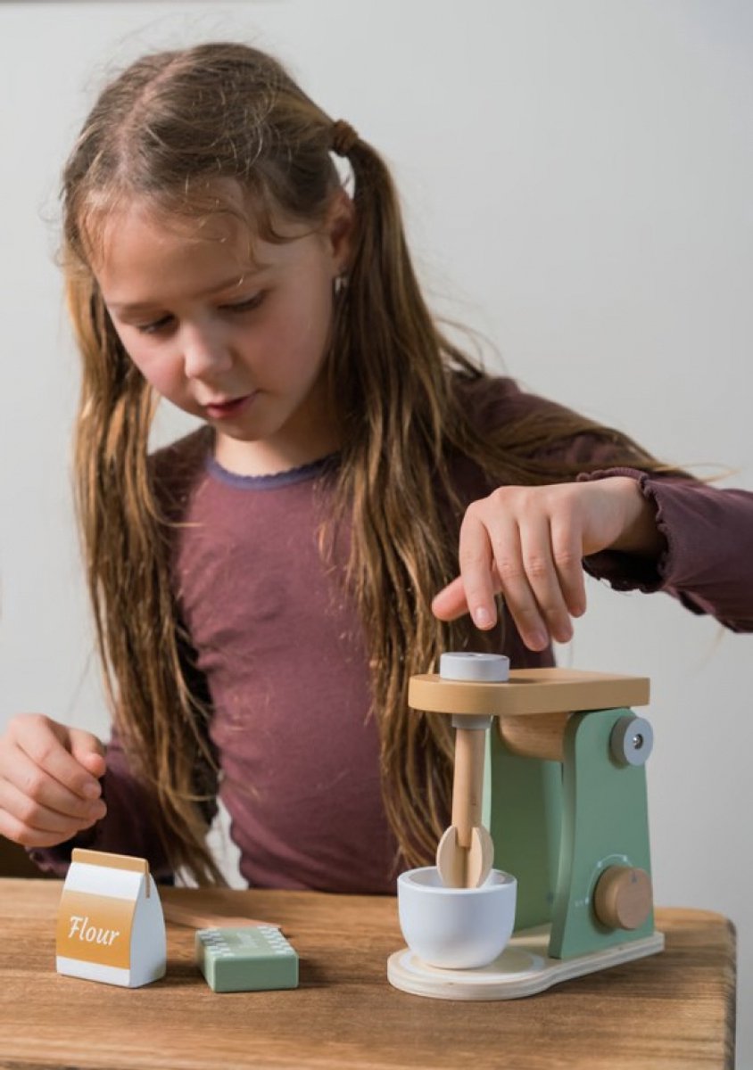 Dantoy - Houten mixer 5-delig in doos