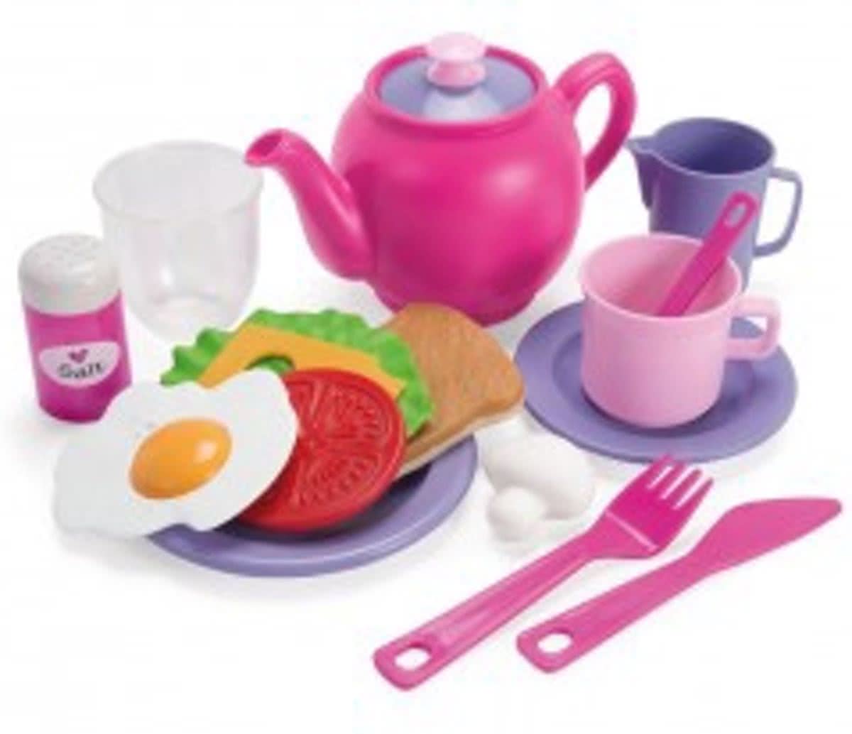 Dantoy Lunch speelset (18-delig) Roze