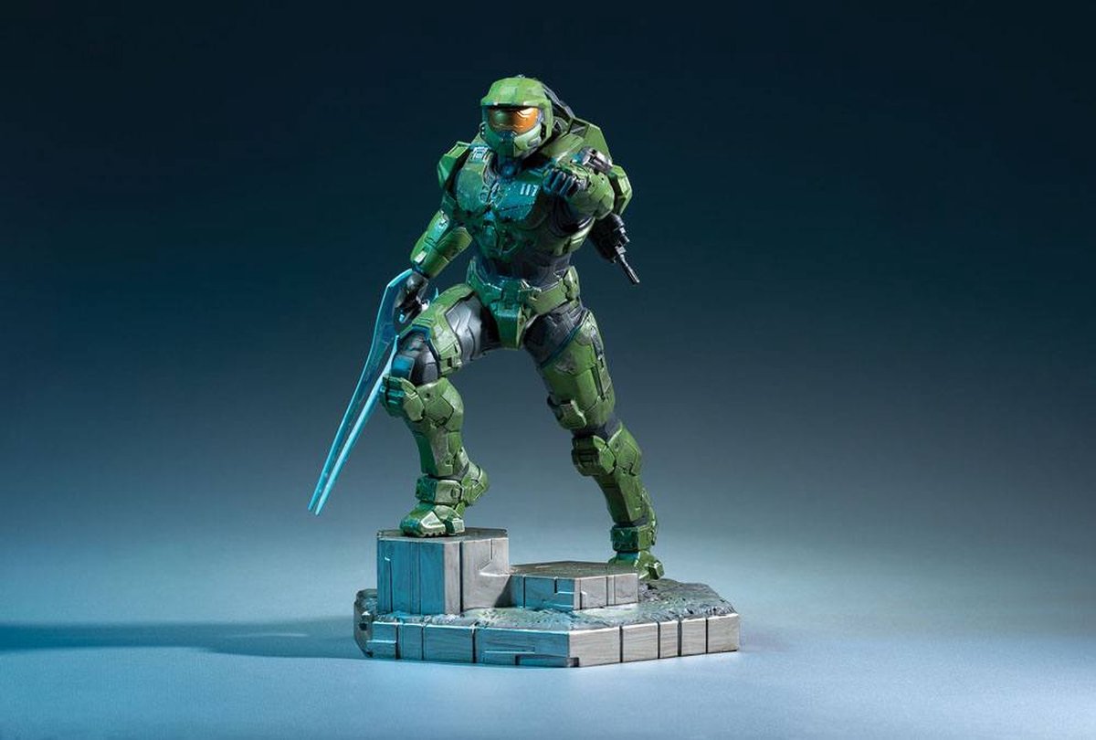 Halo Infinite: Master Chief with Grappleshot PVC Statue