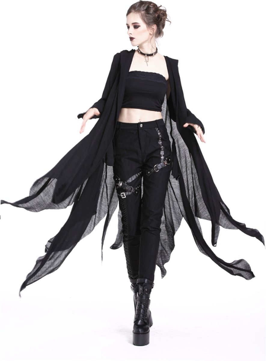 Dark In Love Jacket -XL- Shredded Moon Shawl Zwart