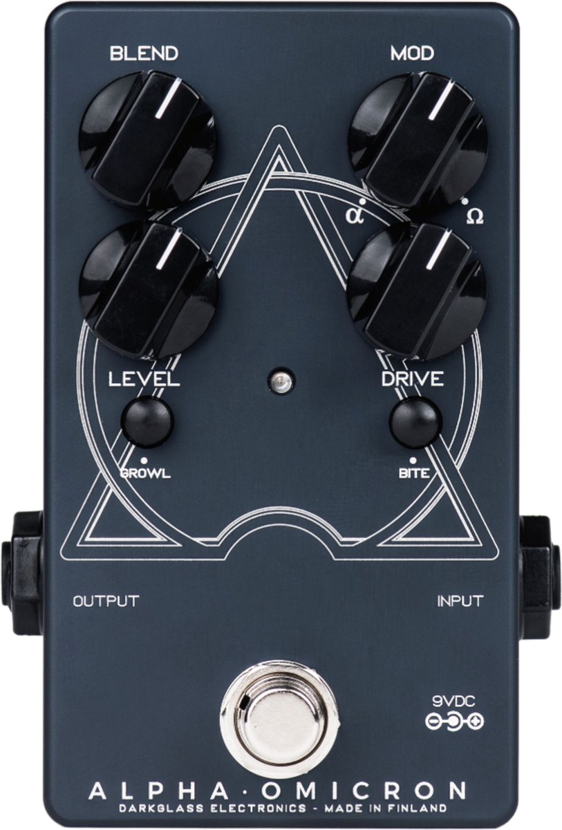 Darkglass Alpha Omicron - Pedaal, bass distortion - Zwart