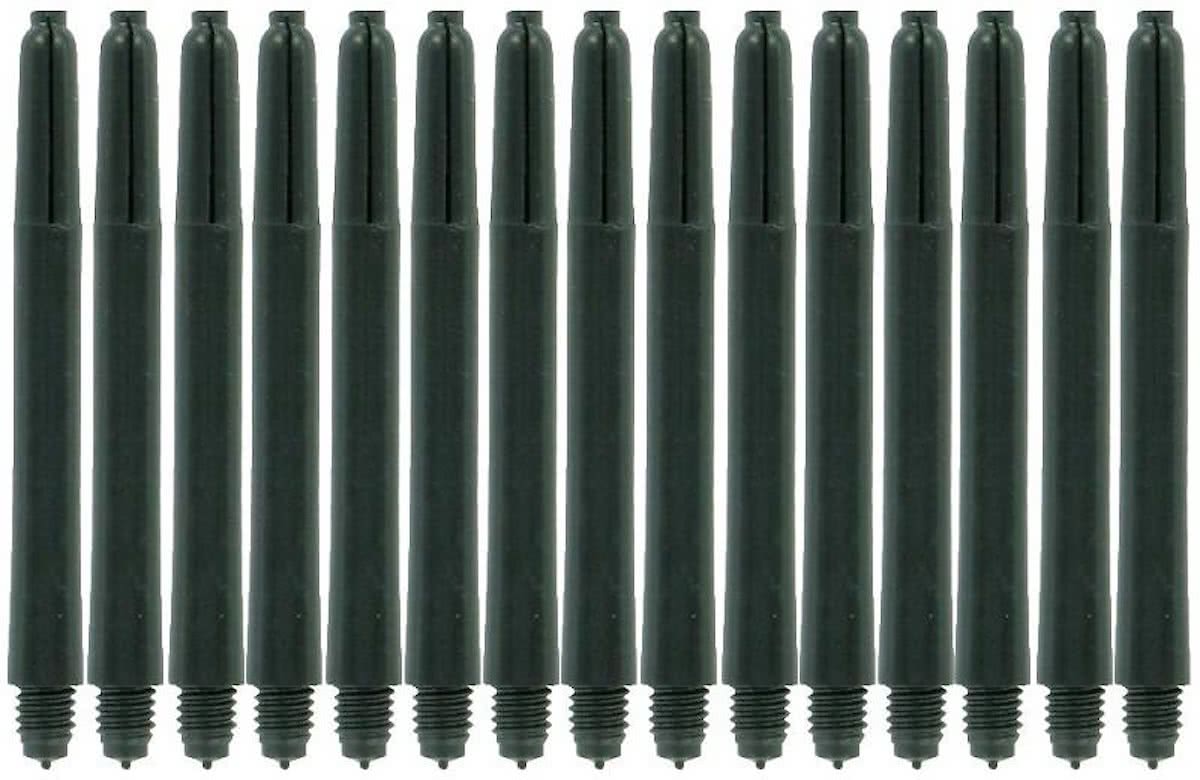 Dartswebwinkel.nl zwarte medium shafts 10 sets (30 stuks) - medium - dartshafts - dart shafts