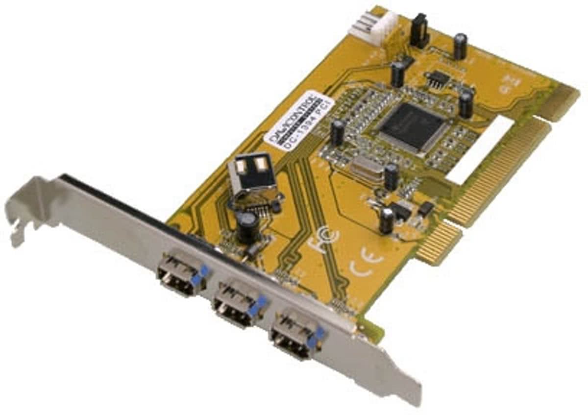 Dawicontrol DC-1394 PCI FireWire Controller interfacekaart/-adapter