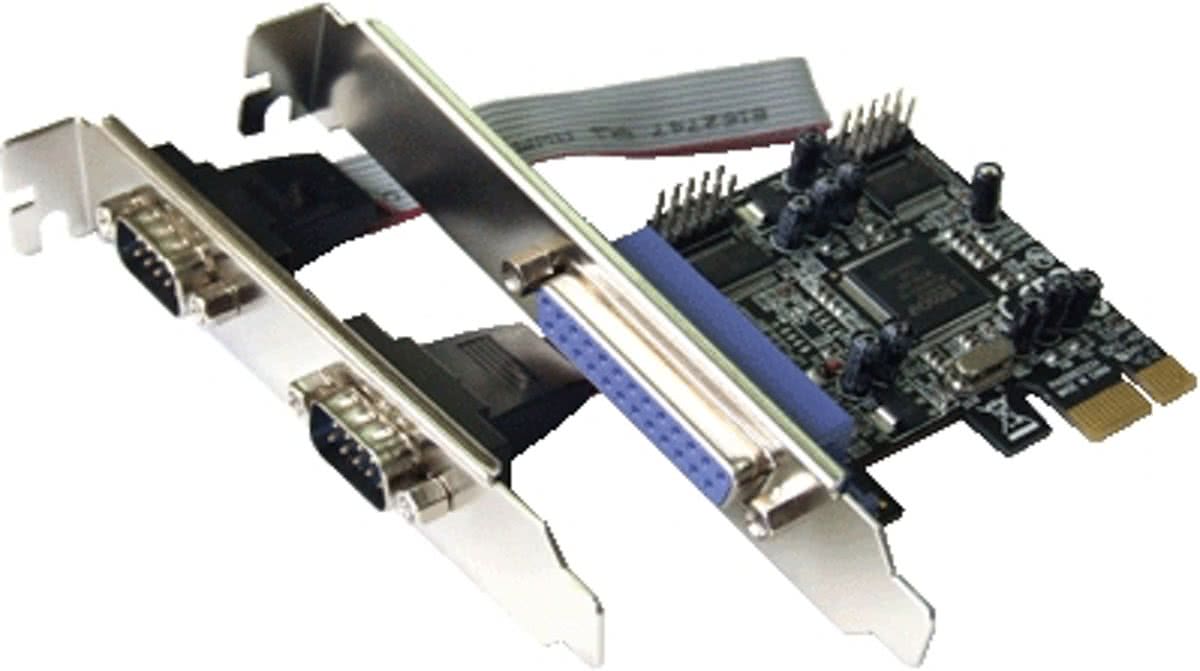 Dawicontrol DC-9112 PCIe Intern Serie interfacekaart/-adapter