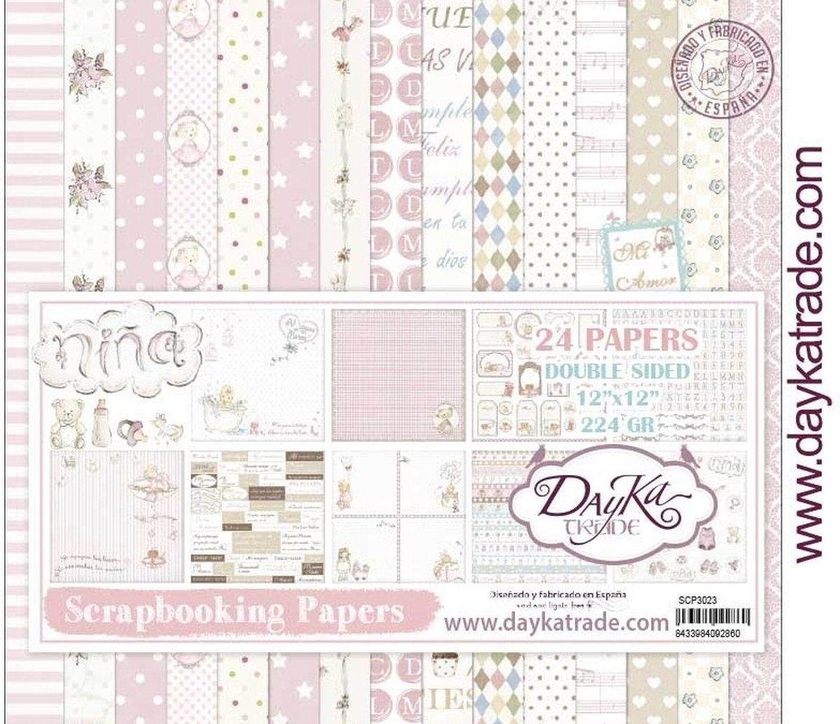 Bebe Niña 12x12 Inch Paper Pack (SCP-3023)