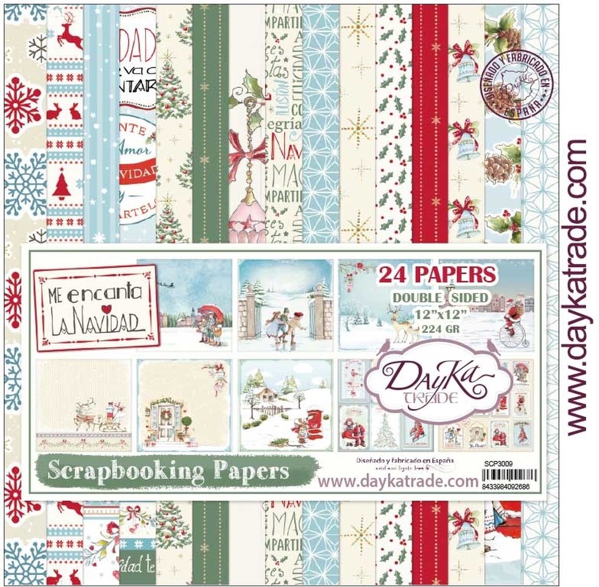 Me encanta La Navidad 12x12 Inch Paper Pack (SCP-3009)